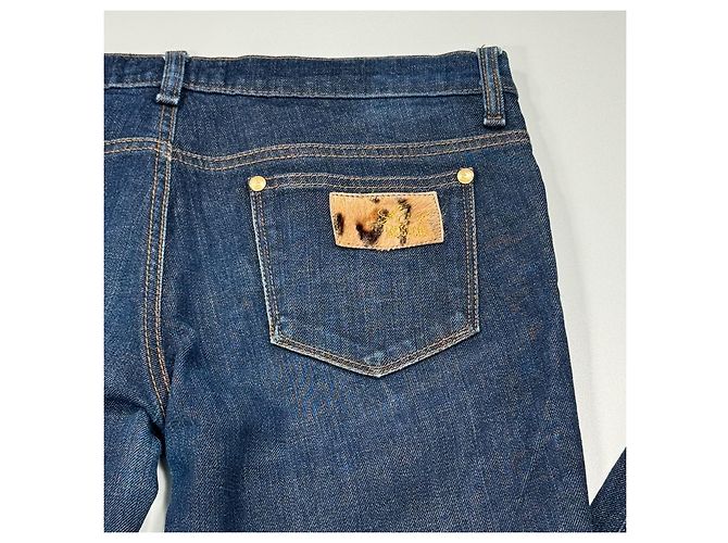 Vaqueros de Denim de Lavado Oscuro para Mujer Love Moschino Azul oscuro - vista 10