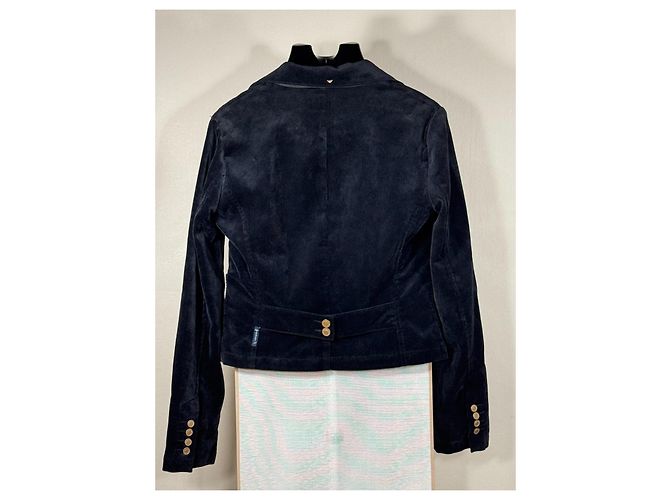 Blazer de pana negra Armani Jeans Negro - vista 2