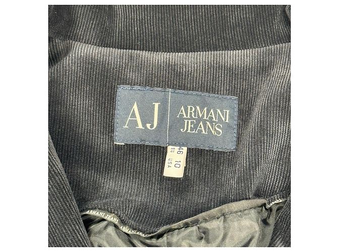 Blazer de pana negra Armani Jeans Negro - vista 4