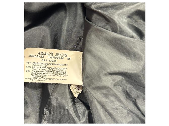 Blazer de pana negra Armani Jeans Negro - vista 5