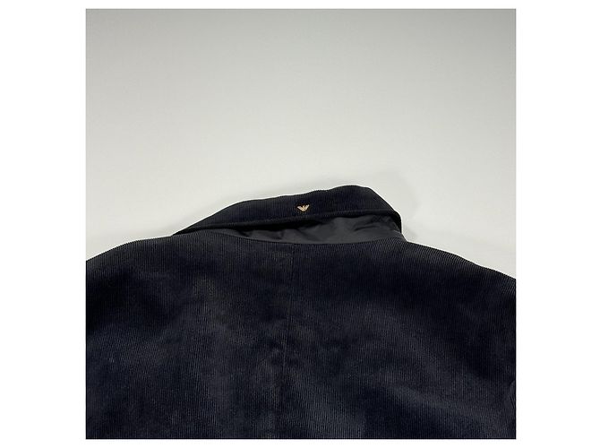 Blazer de pana negra Armani Jeans Negro - vista 8