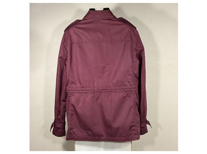 Chaqueta de mezcla de algodón Burberry Burdeos - vista 3