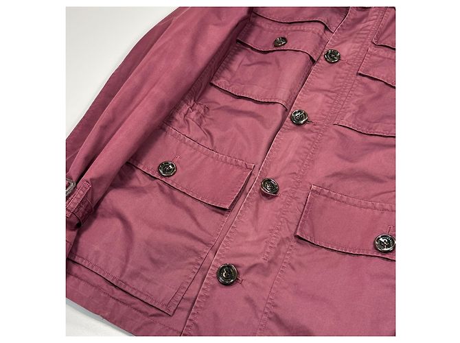 Chaqueta de mezcla de algodón Burberry Burdeos - vista 4