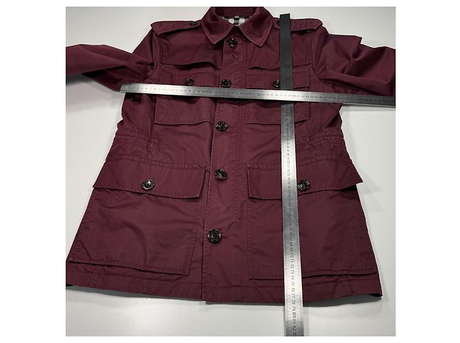 Chaqueta de mezcla de algodón Burberry Burdeos - vista 5