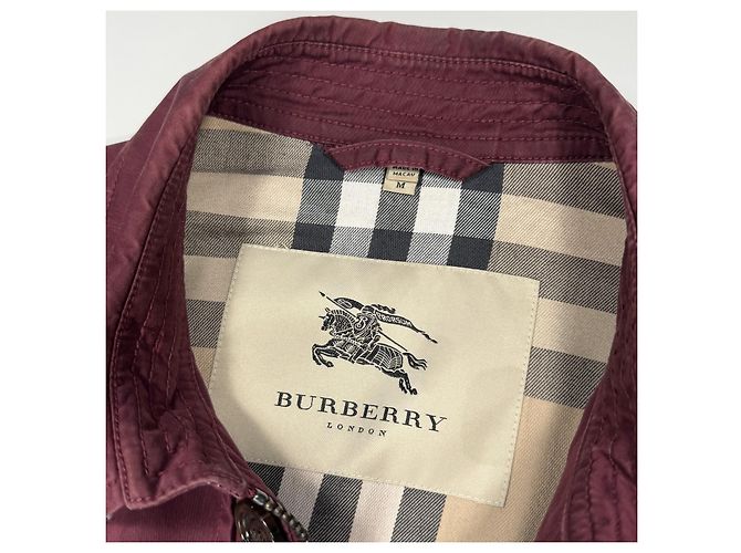 Chaqueta de mezcla de algodón Burberry Burdeos - vista 6
