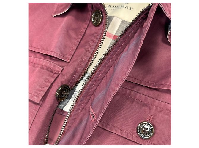 Chaqueta de mezcla de algodón Burberry Burdeos - vista 7