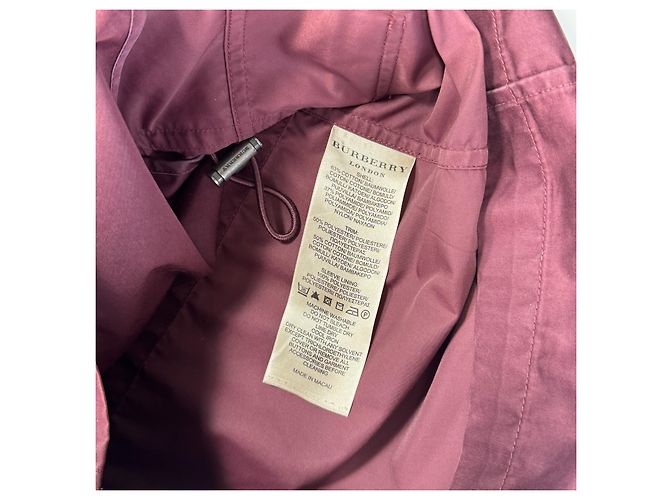 Chaqueta de mezcla de algodón Burberry Burdeos - vista 8
