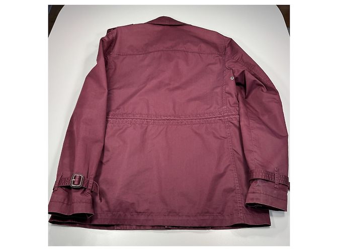 Chaqueta de mezcla de algodón Burberry Burdeos - vista 9