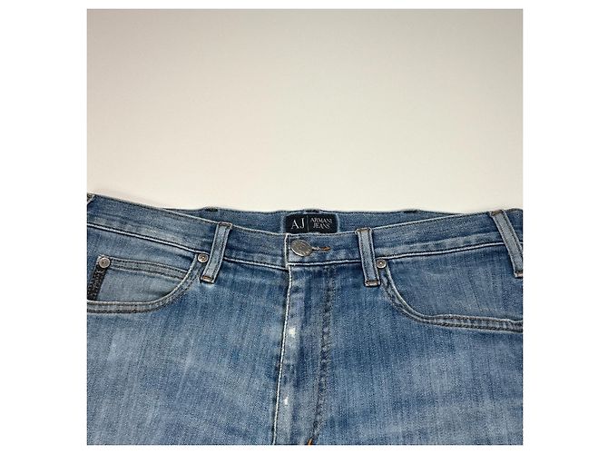 Pantaloncini in denim blu Armani Jeans - vista 4