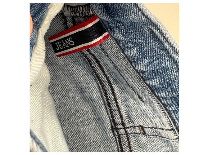 Pantaloncini in denim blu Armani Jeans - vista 6