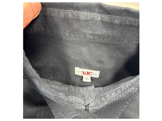 Versace Jeans Couture VJC Camicia a Maniche Corte Nero - vista 4
