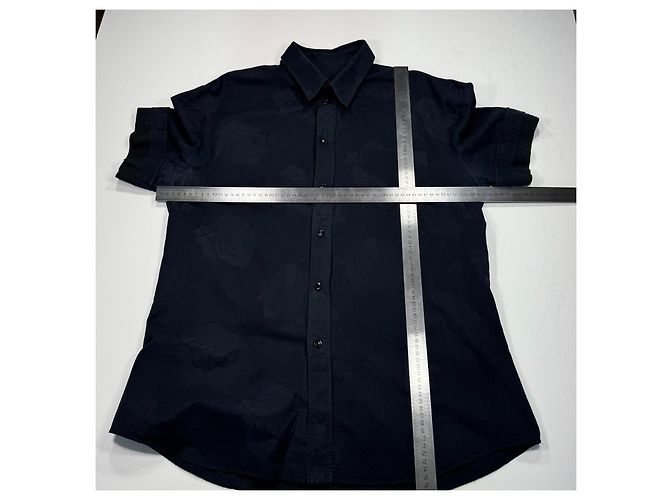 Versace Jeans Couture VJC Camicia a Maniche Corte Nero - vista 8