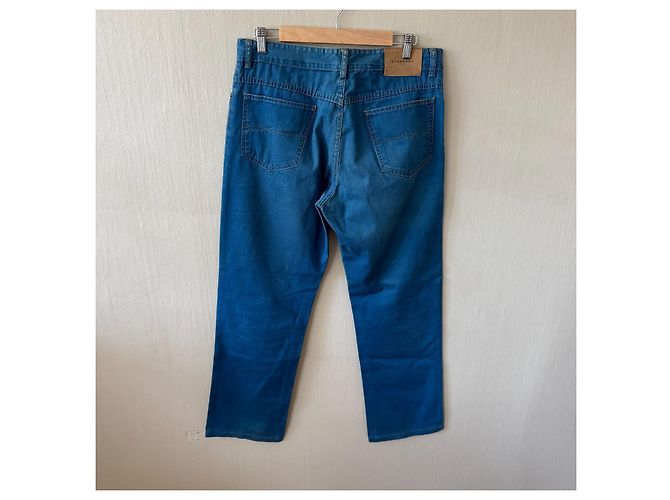 Jeans in denim blu Burberry London - vista 2