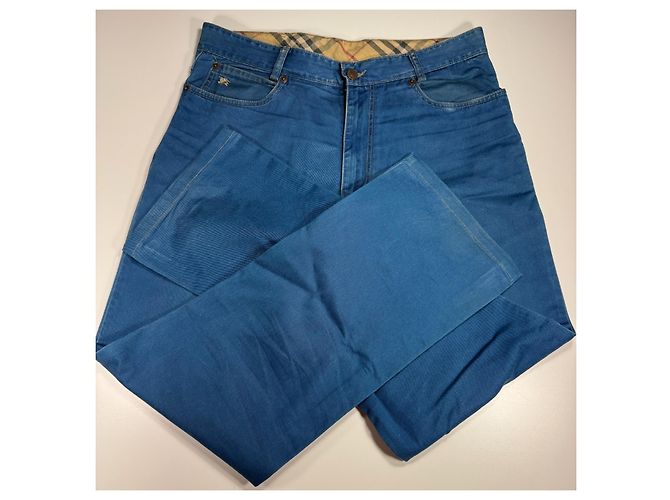 Jeans in denim blu Burberry London - vista 3