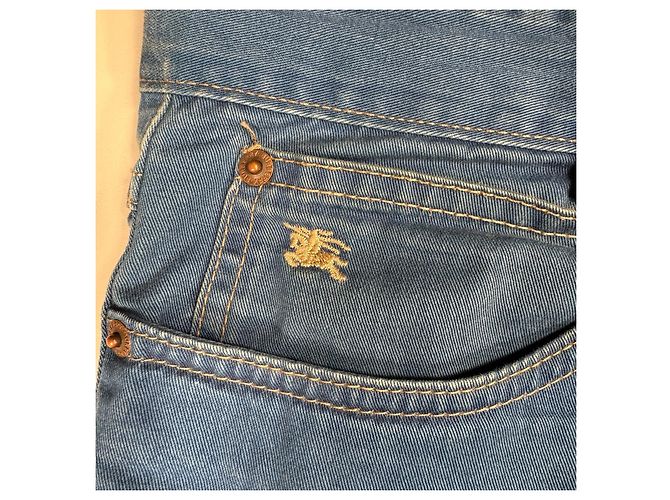 Jeans in denim blu Burberry London - vista 4