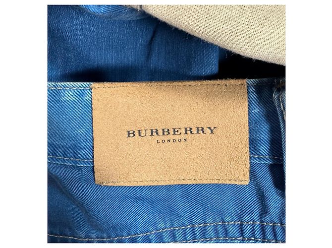 Jeans in denim blu Burberry London - vista 7