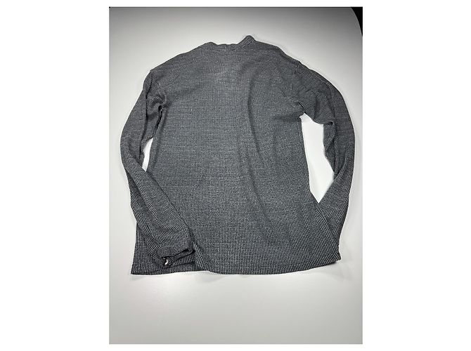 Camicia a maniche lunghe Versace Jeans Couture Nero Grigio - vista 10