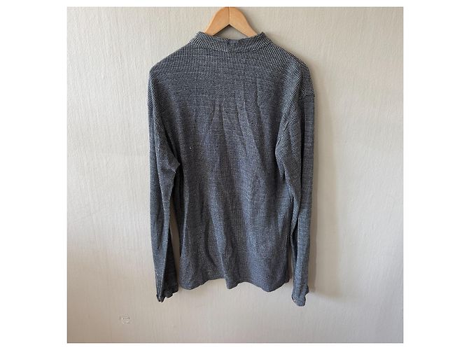 Camicia a maniche lunghe Versace Jeans Couture Nero Grigio - vista 2