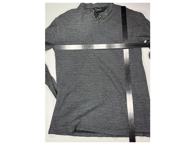 Camicia a maniche lunghe Versace Jeans Couture Nero Grigio - vista 9