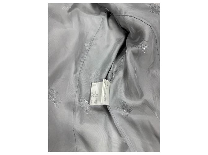 Abrigo con cinturón de mezcla de lana Burberry London Gris - vista 10