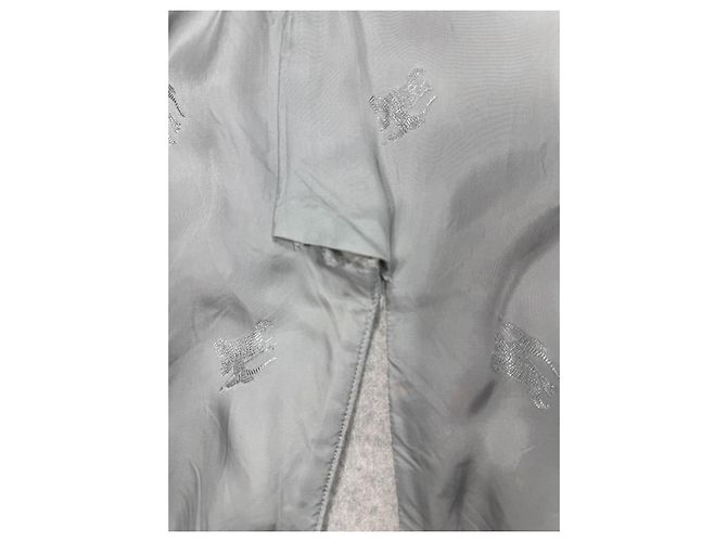 Abrigo con cinturón de mezcla de lana Burberry London Gris - vista 12