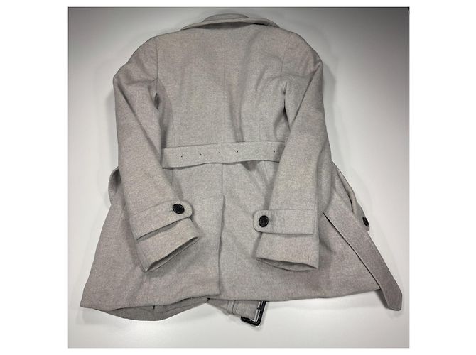 Abrigo con cinturón de mezcla de lana Burberry London Gris - vista 15