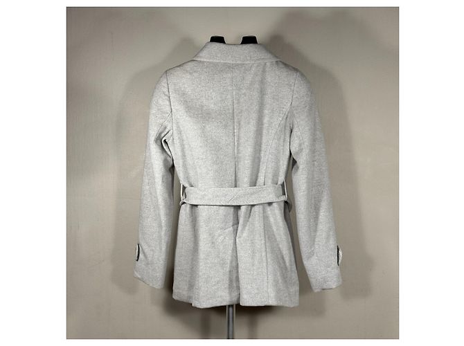 Abrigo con cinturón de mezcla de lana Burberry London Gris - vista 2