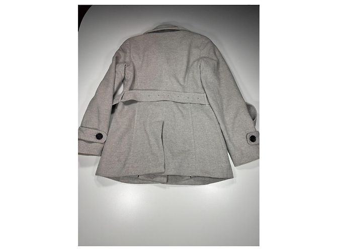 Abrigo con cinturón de mezcla de lana Burberry London Gris - vista 5