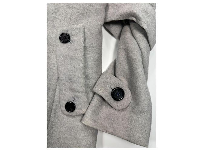 Abrigo con cinturón de mezcla de lana Burberry London Gris - vista 6