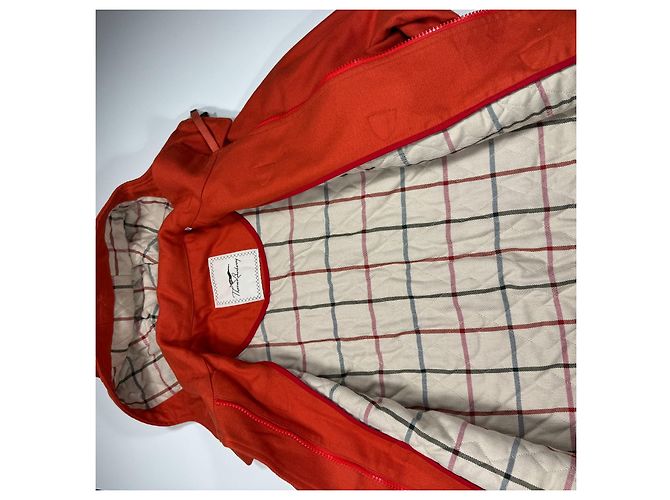 Abrigo Duffel de lana naranja Thomas Burberry - vista 8