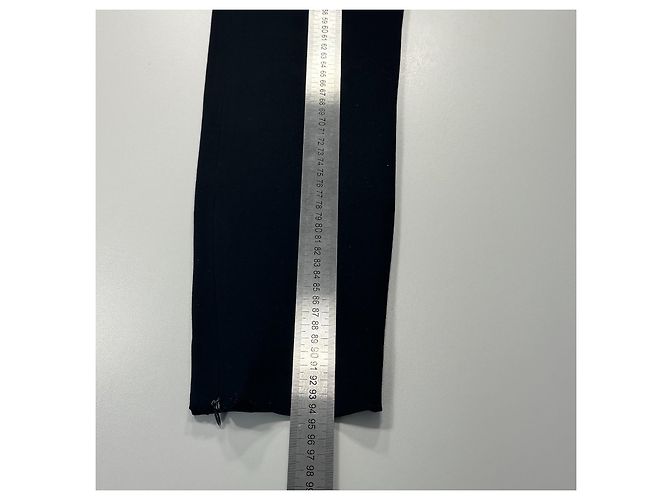 Prada Black Wool Blend Tailored Trousers - view 8