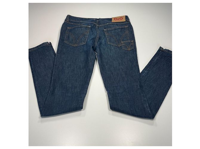Jeans in denim blu da donna D&G Dolce & Gabbana - vista 11