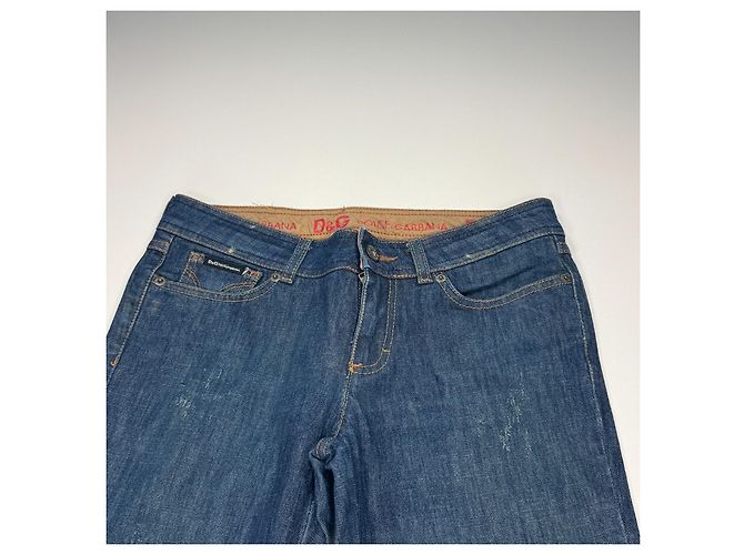 Jeans in denim blu da donna D&G Dolce & Gabbana - vista 4