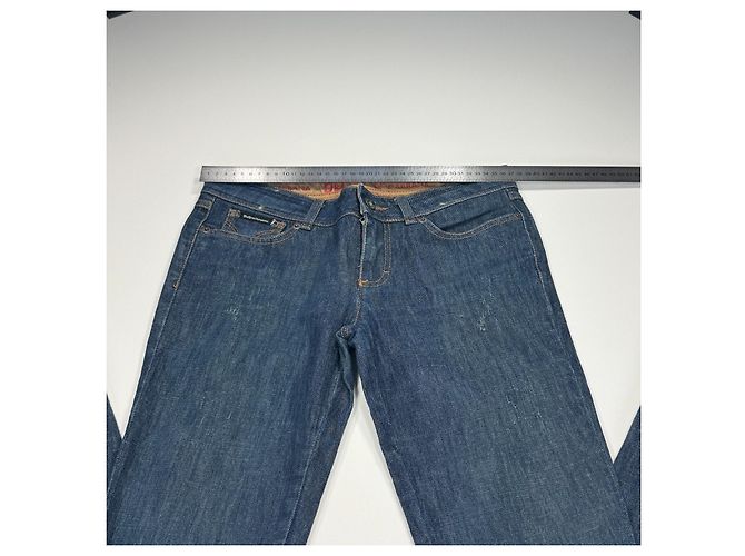 Jeans in denim blu da donna D&G Dolce & Gabbana - vista 7