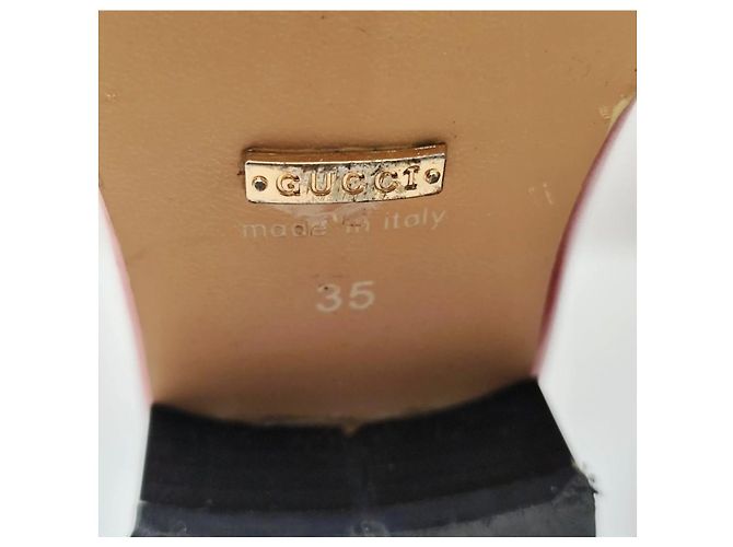 Gucci Mocassini in pelle rossa con morsetto Horsebit Rosso - vista 3