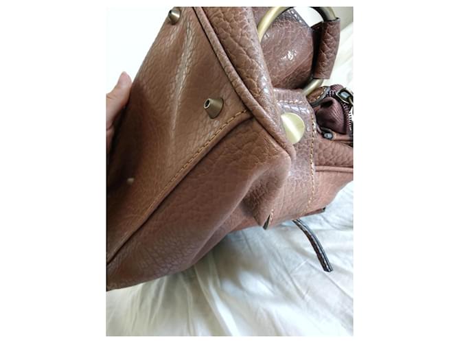 Borsa Guess Satchel Marrone - vista 11