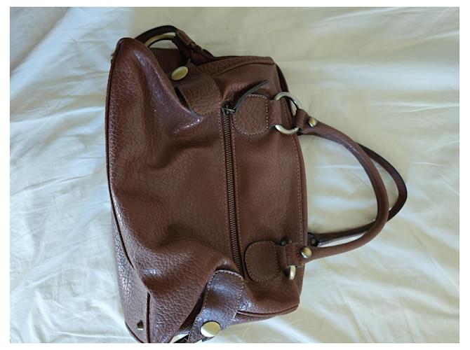 Borsa Guess Satchel Marrone - vista 13