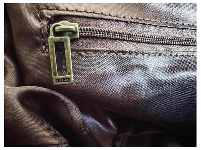 Borsa Guess Satchel Marrone - vista 18
