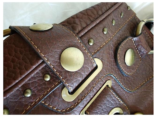 Borsa Guess Satchel Marrone - vista 4