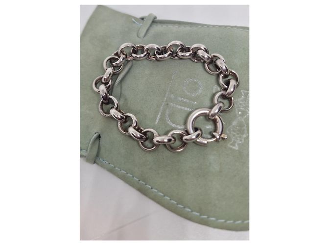 Clio Blue Bracciale Maglia Jaseron Argento 925 - vista 2