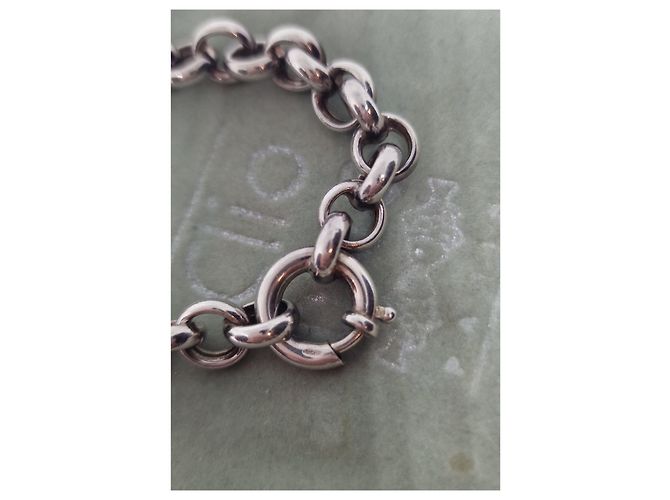 Clio Blue Bracciale Maglia Jaseron Argento 925 - vista 3