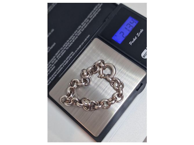 Clio Blue Bracciale Maglia Jaseron Argento 925 - vista 4