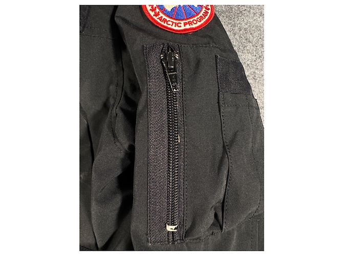 Parka Canada Goose Montebello 2530L Black Down Coat Jacket Mujer S Hecha en Canadá - CJ376 Negro - vista 11