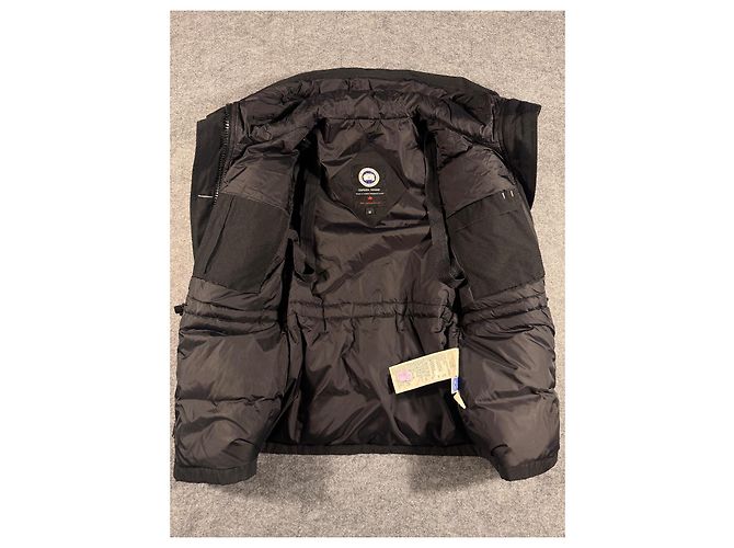 Parka Canada Goose Montebello 2530L Black Down Coat Jacket Mujer S Hecha en Canadá - CJ376 Negro - vista 3