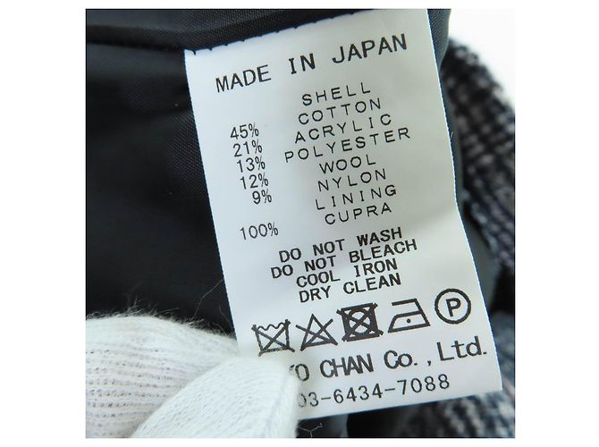 Autre Marque Glen Check Kleid YOKO CHAN Blau Marineblau - Ansicht 7