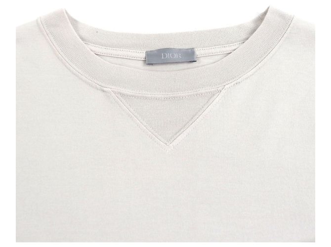 T-shirt a maniche corte in cotone Dior Marrone - vista 2