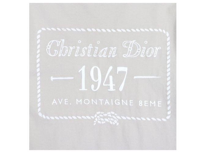 T-shirt a maniche corte in cotone Dior Marrone - vista 5