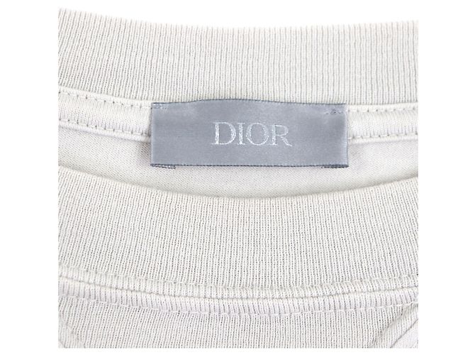 T-shirt a maniche corte in cotone Dior Marrone - vista 6