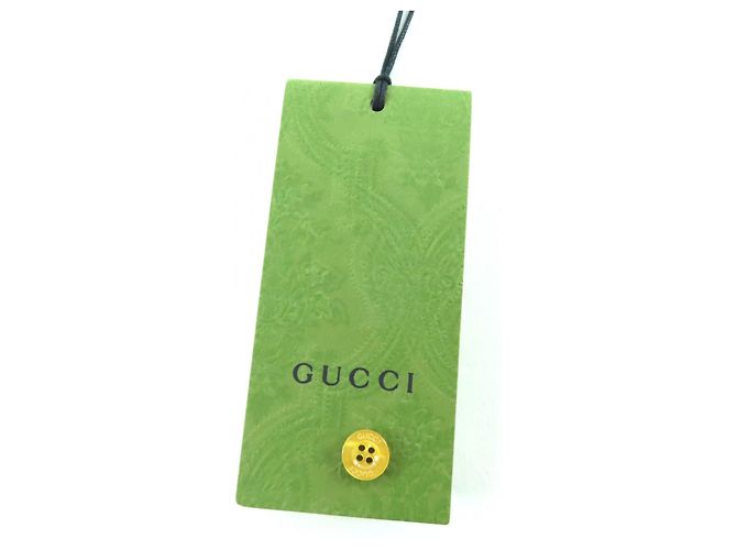 Gucci Chiffon-Seidenkleid Gelb - Ansicht 11