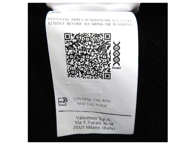 Sudadera de algodón Valentino Negro - vista 13